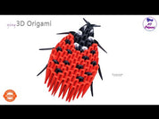 Creagami - 3D origami készlet, Katica