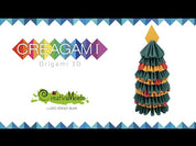 Creagami - 3D origami készlet, karácsonyi