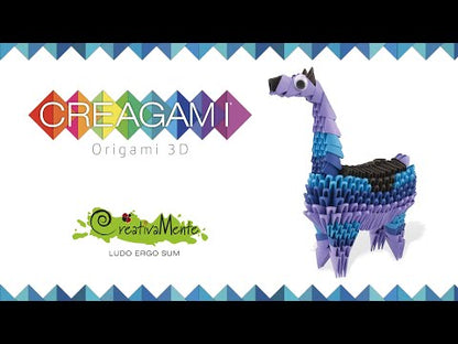 Creagami - 3D origami készlet, Láma