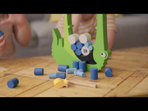 Egyensúlyozó játék - Krokodil, BS Toys