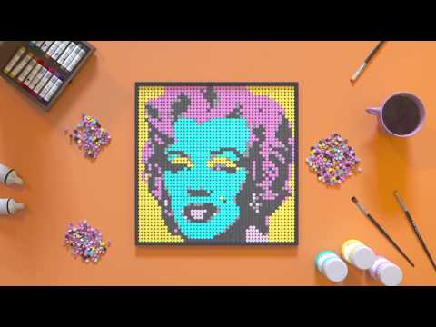 LEGO Art Andy Warhols Marilyn Monroe 31197 0 darabos