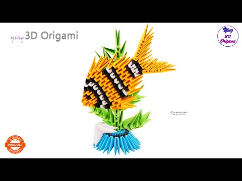 Creagami - 3D origami készlet, Hal