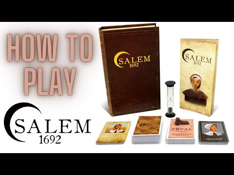 Salem 1692, angol nyelvű társasjáték