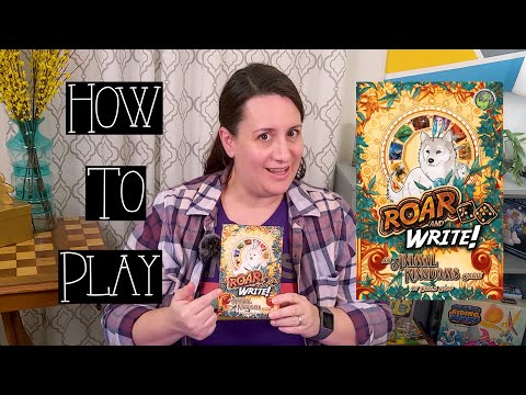 Roar and Write angol nyelvű társasjáték