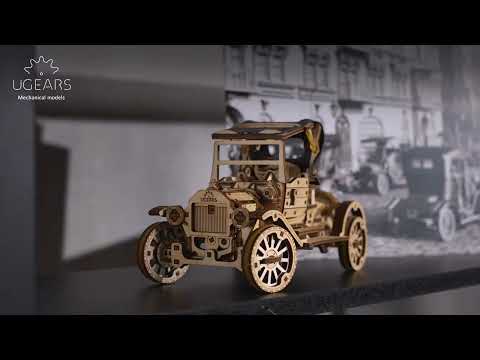 UGEARS Retró autó UGR-T mechanikus modell