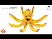 Creagami - 3D origami készlet, Polip