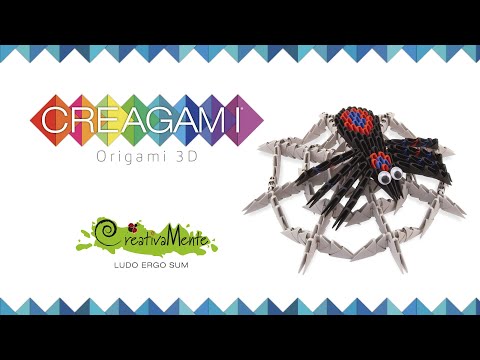 Creagami: 3D origami készlet, Pók hálóval