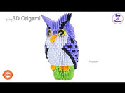 Creagami - 3D origami készlet, Bagoly
