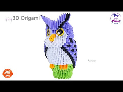 Creagami - 3D origami készlet, Bagoly