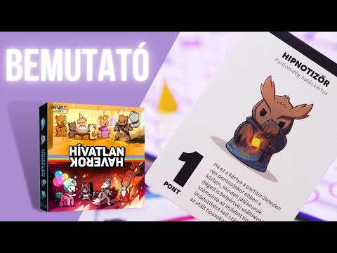 Hívatlan haverok, magyar nyelvű társasjáték