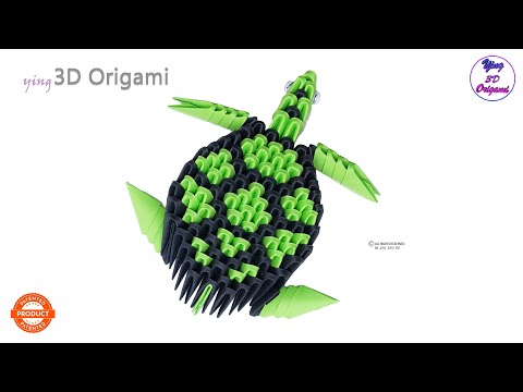 Creagami - 3D origami készlet, Teknős