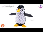Creagami - 3D origami készlet, Pingvin