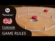 Mini Crokinole Készlet – Dió magyar nyelvű társasjáték