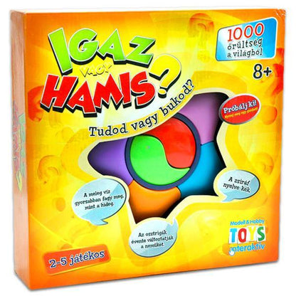 Igaz vagy Hamis-Modell&Hobby Toys-1-Játszma.ro - A maradandó élmények boltja
