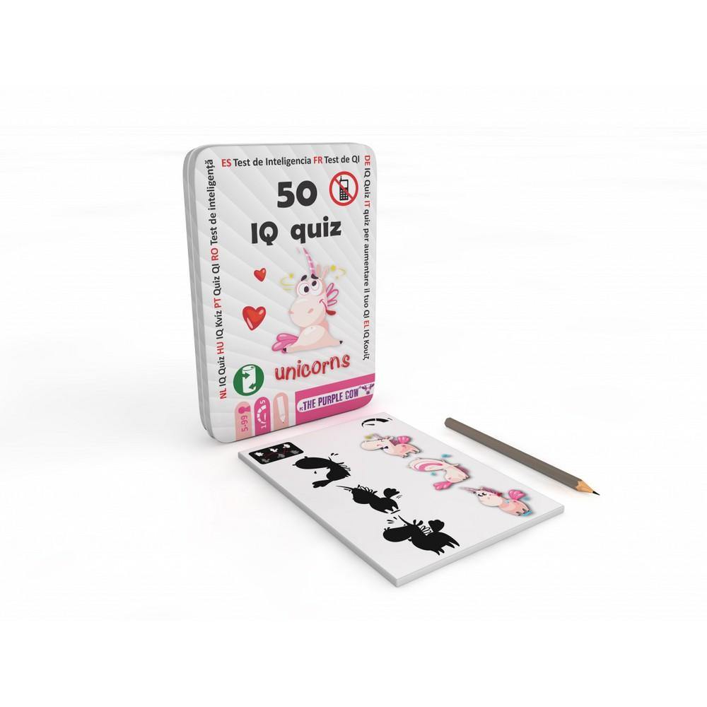 PC 50 IQ kvíz: unikornisok - foglalkoztató kártyák - Játszma.ro - A maradandó élmények boltja