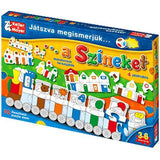 Játszva megismerjuk a színeket magyar nyelvű társasjáték