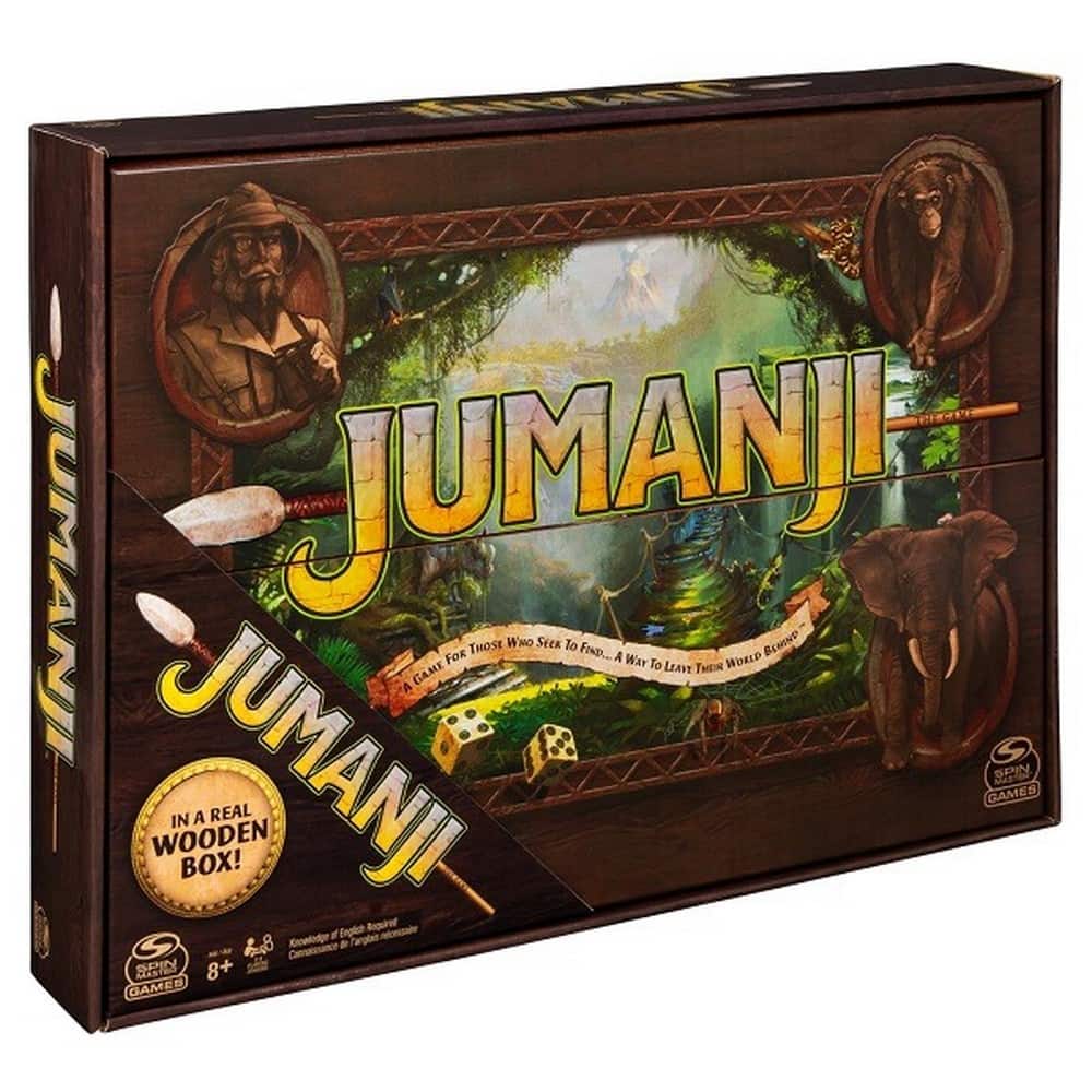 Jumanji; fa dobozos, magyar nyelvű társasjáték