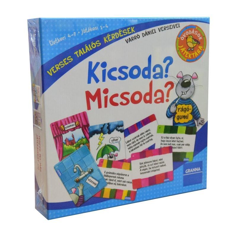 Óvodások játéktára Kicsoda Micsoda-Granna-1-Játszma.ro - A maradandó élmények boltja