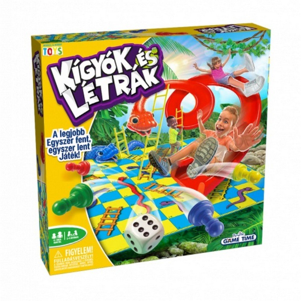 Kígyók és létrák magyar nyelvű társasjáték