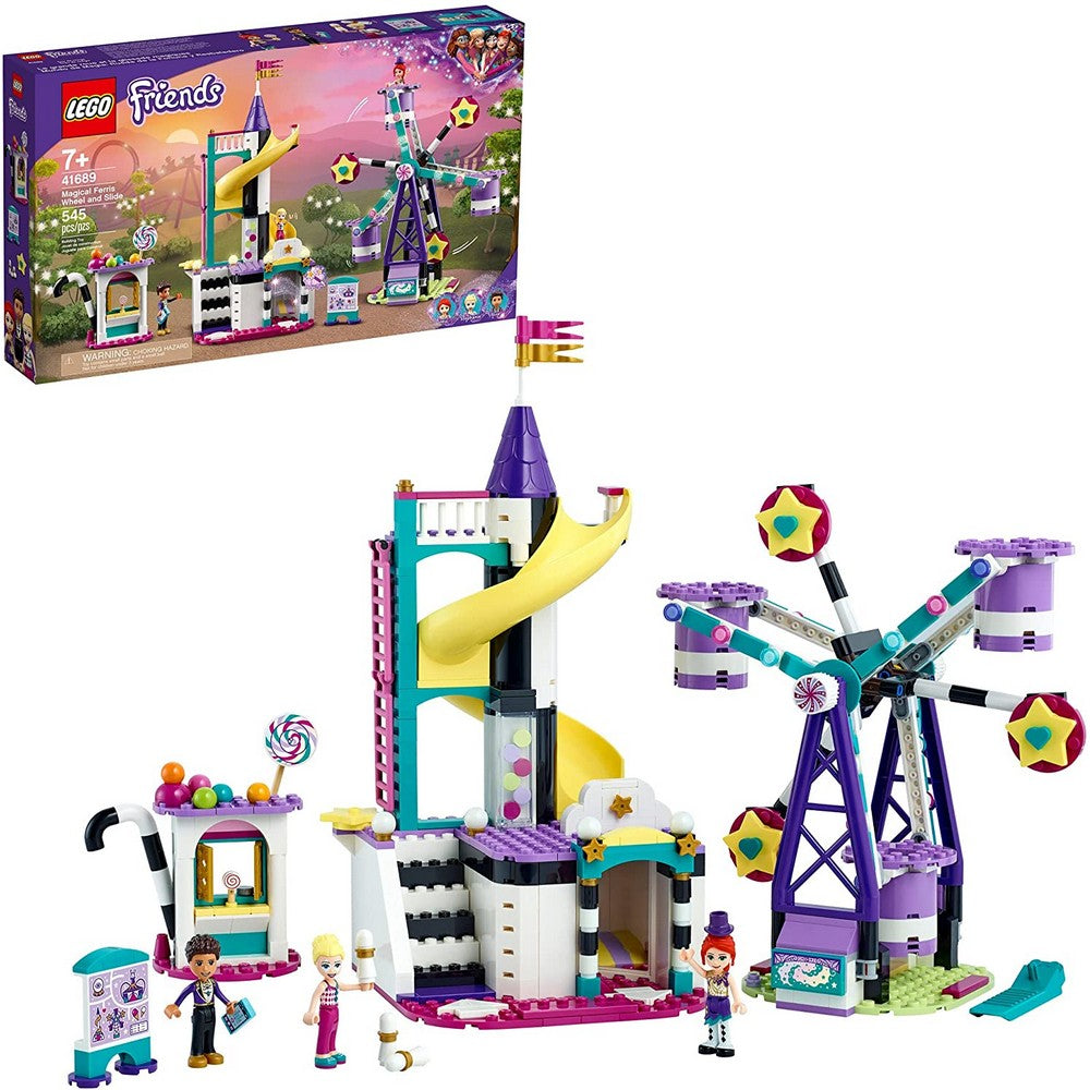 LEGO Friends Varázslatos óriáskerék és csúszda 41689 545 darabos