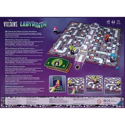 Labyrinth Disney Villains többnyelvű társasjáték