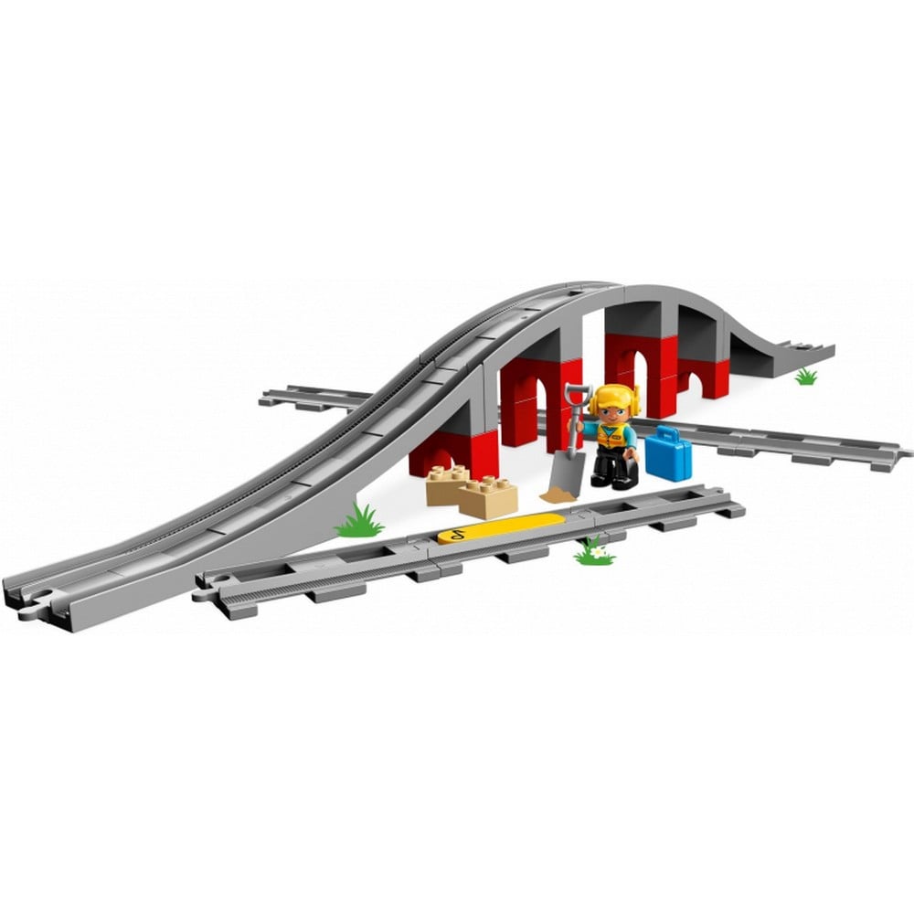 LEGO DUPLO Vasúti híd és sínek 10872 26 darabos