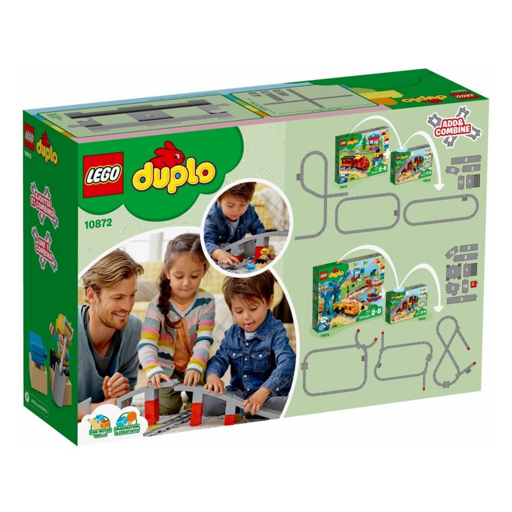 LEGO DUPLO Vasúti híd és sínek 10872 26 darabos