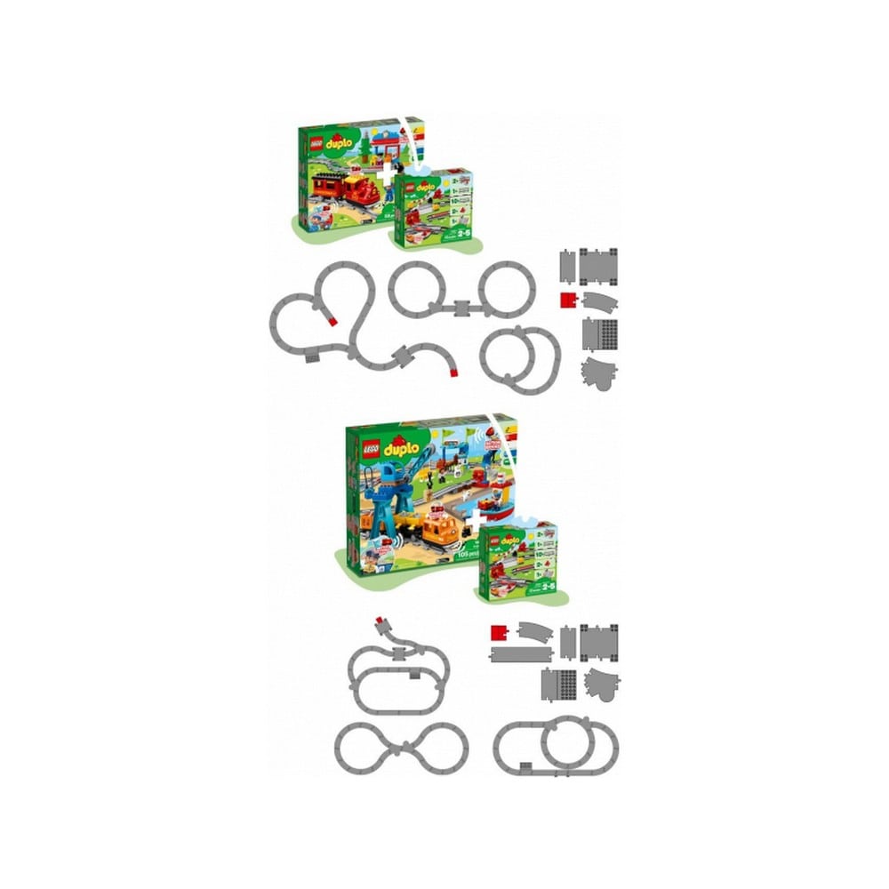 LEGO DUPLO Vasúti pálya 10882 23 darabos