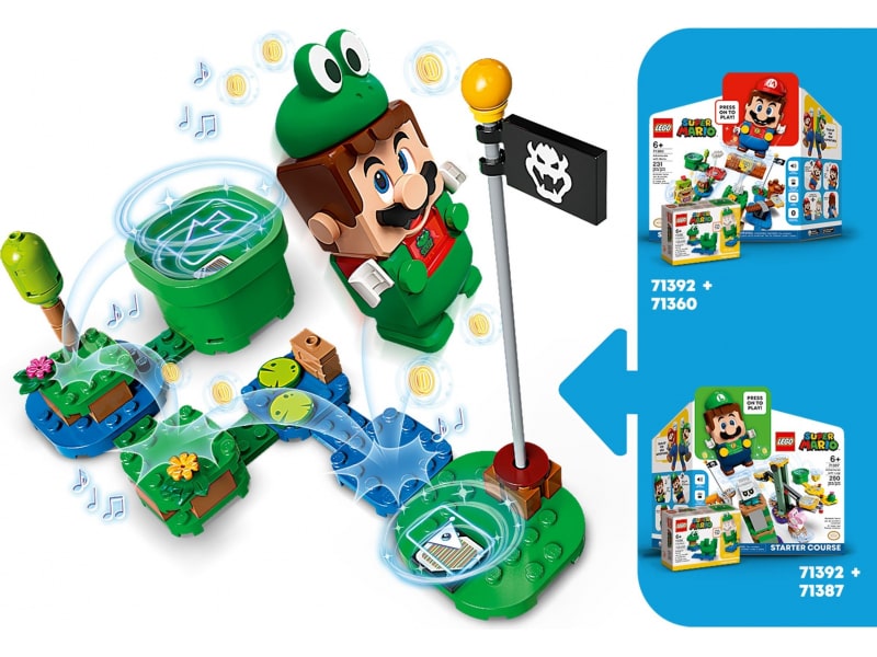 LEGO Super Mario Frog Mario szupererő csomag 71392 11 darabos