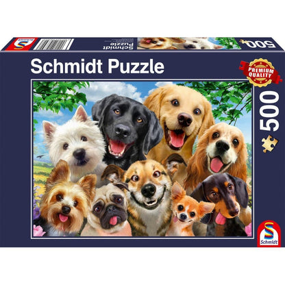 Puzzle Schmidt: Kutya selfie, 500 db