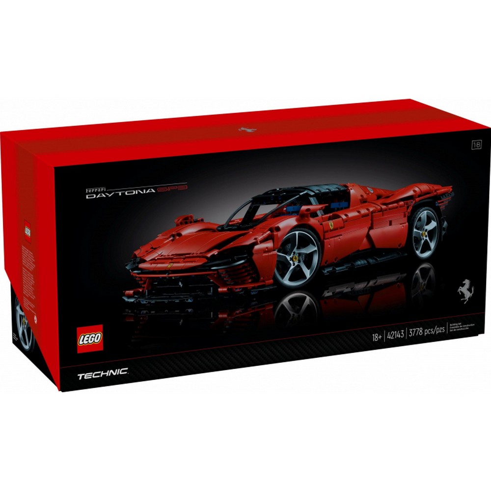 LEGO Technic Ferrari Daytona SP3 42143 3778 darabos
