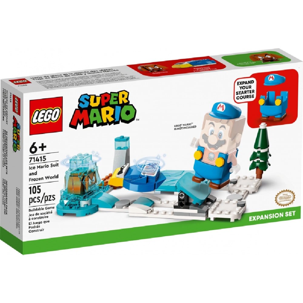 LEGO Super Mario Ice Mario és befagyott világ kiegészítő szett 71415 105 darabos