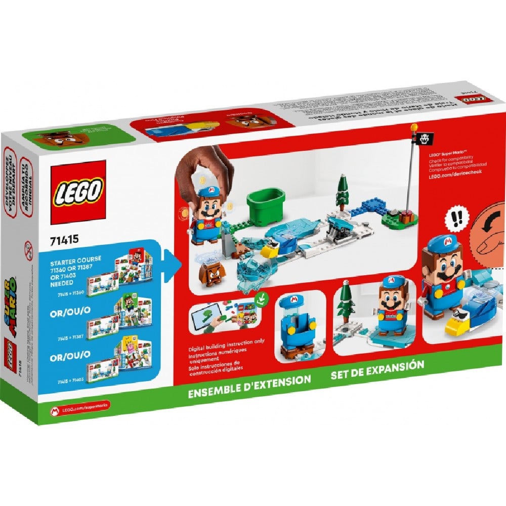 LEGO Super Mario Ice Mario és befagyott világ kiegészítő szett 71415 105 darabos