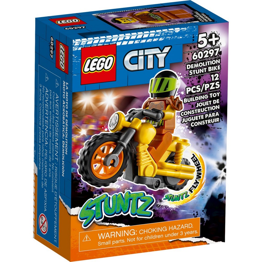 LEGO City Demolition kaszkadőr motorkerékpár 60297