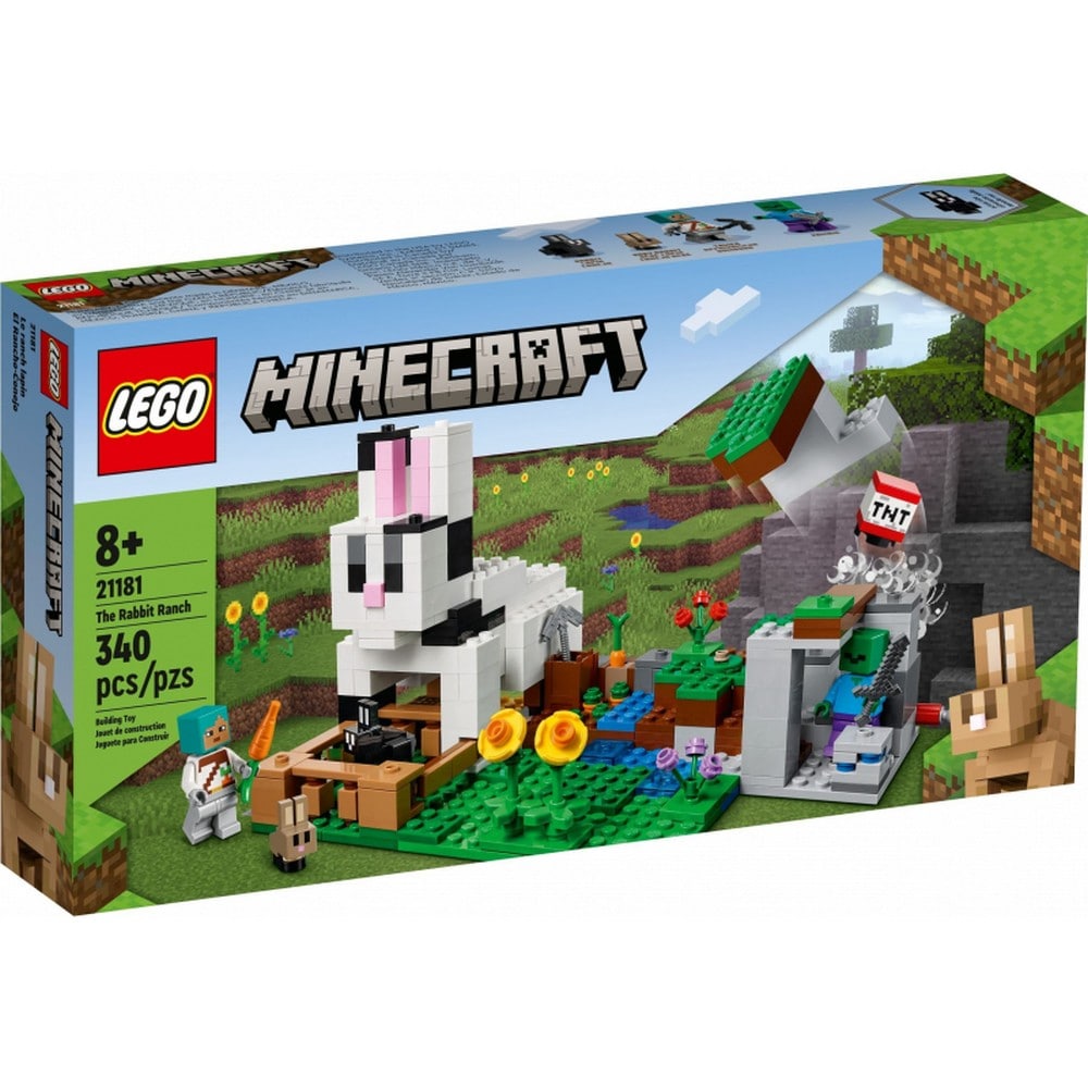 LEGO Minecraft A nyúlfarm 21181 340 darabos
