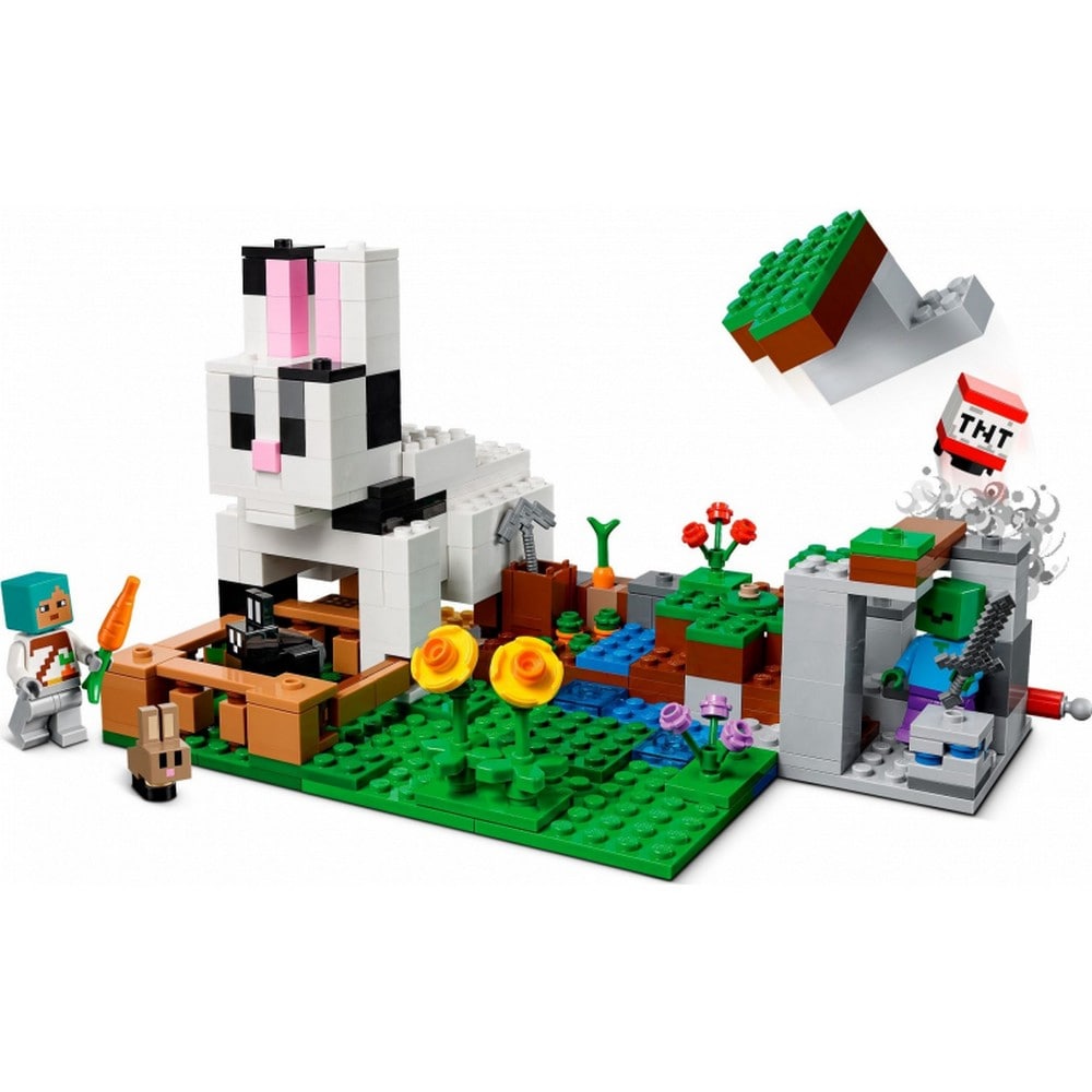 LEGO Minecraft A nyúlfarm 21181 340 darabos