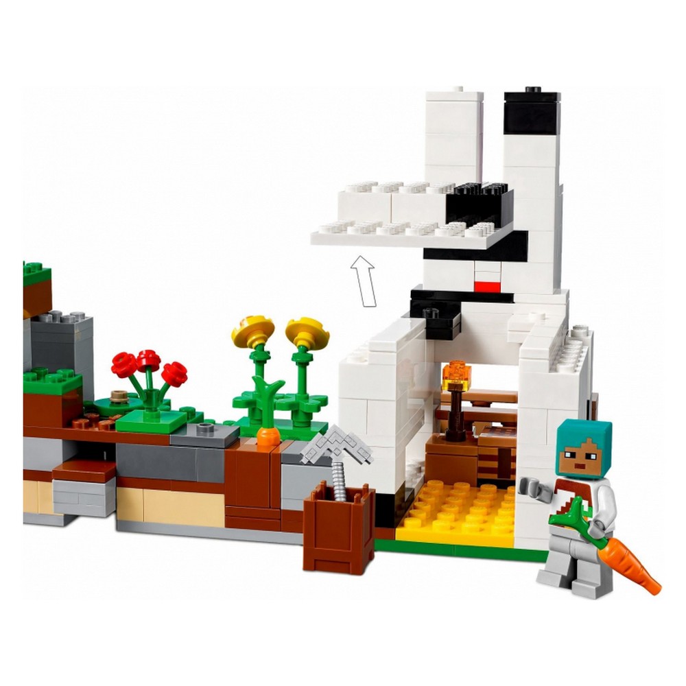LEGO Minecraft A nyúlfarm 21181 340 darabos