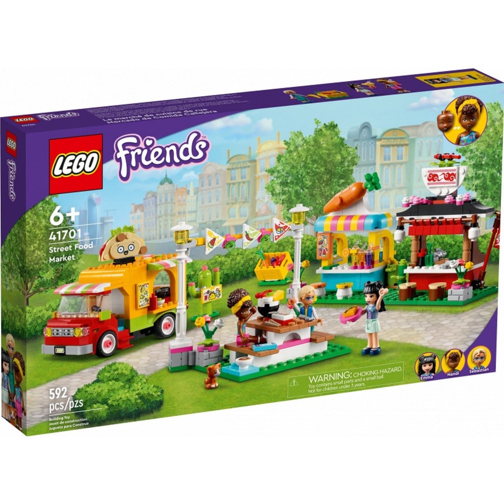 LEGO Friends Street Food piac 41701 592 darabos