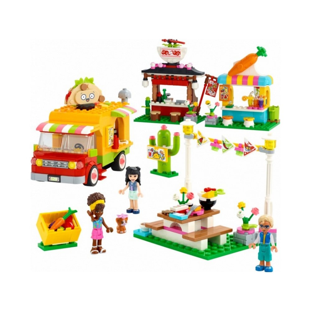 LEGO Friends Street Food piac 41701 592 darabos