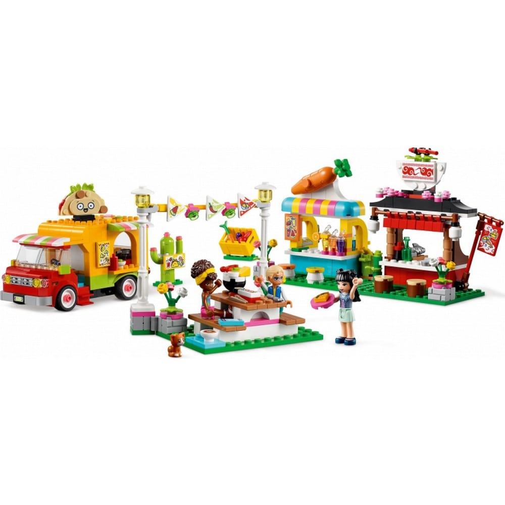 LEGO Friends Street Food piac 41701 592 darabos