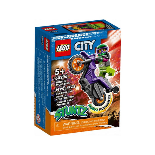 LEGO City Wheelie kaszkadőr motorkerékpár 60296
