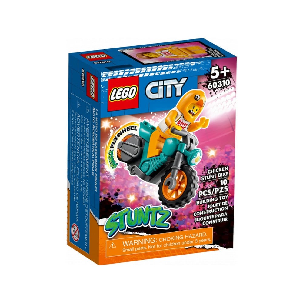 LEGO City Chicken kaszkadőr motorkerékpár 60310 10 darabos