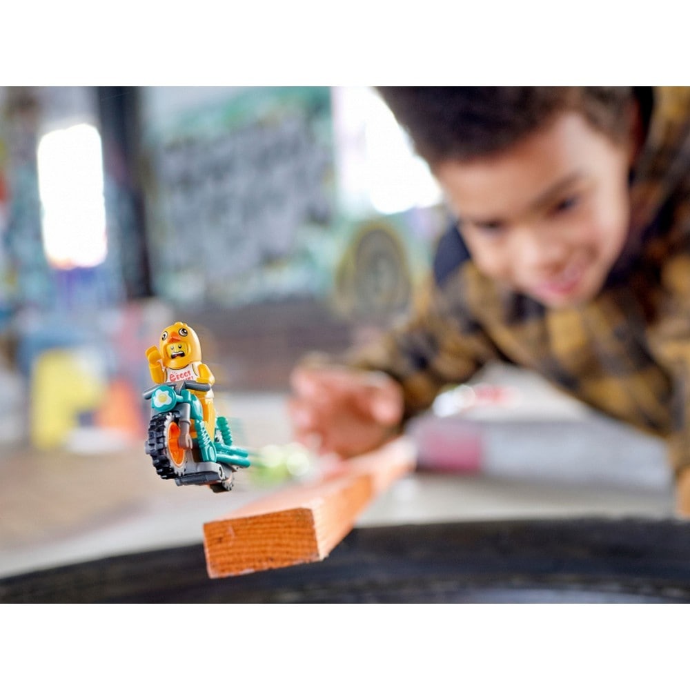 LEGO City Chicken kaszkadőr motorkerékpár 60310 10 darabos