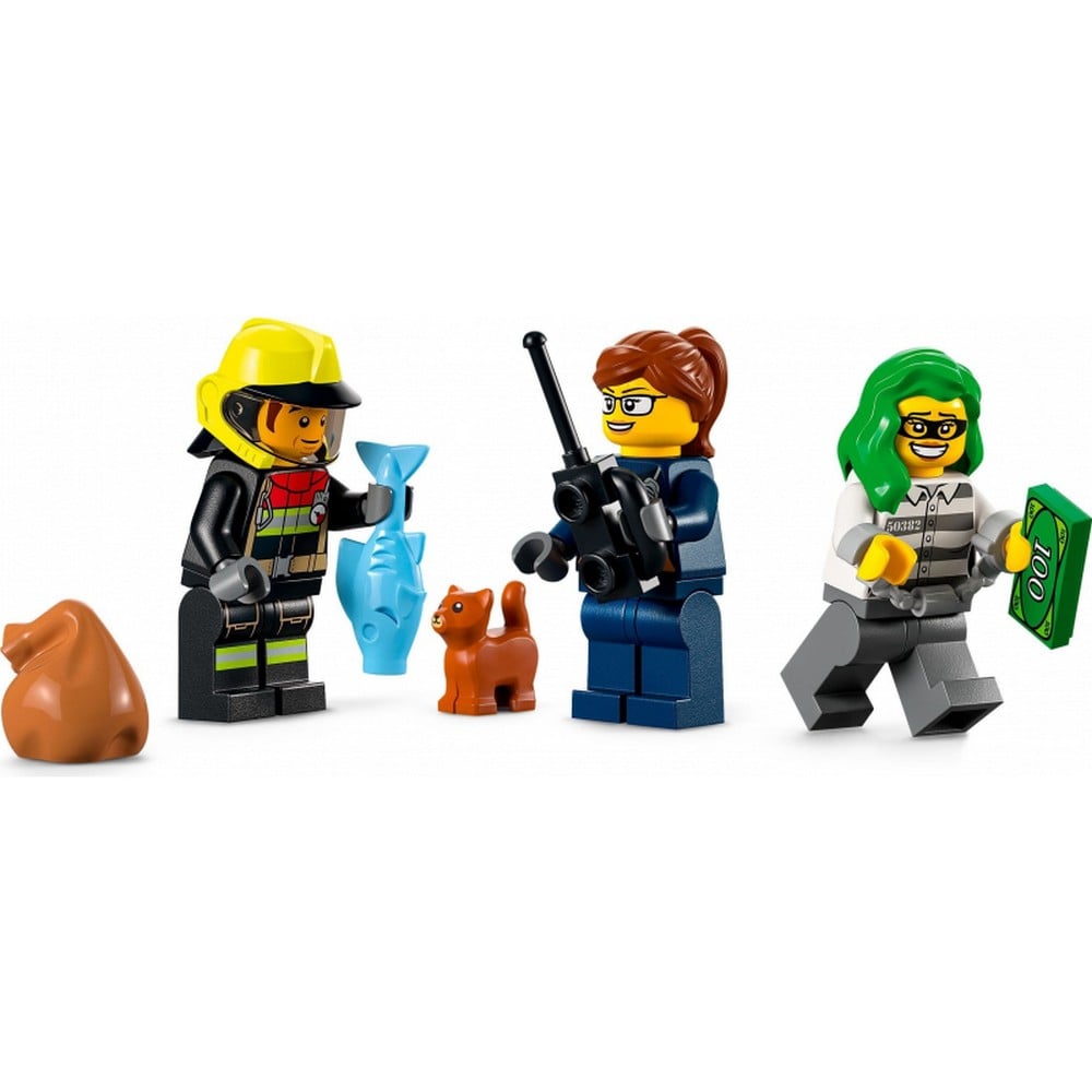 LEGO City Tűzoltás és rendőrségi hajsza 60319 295 darabos