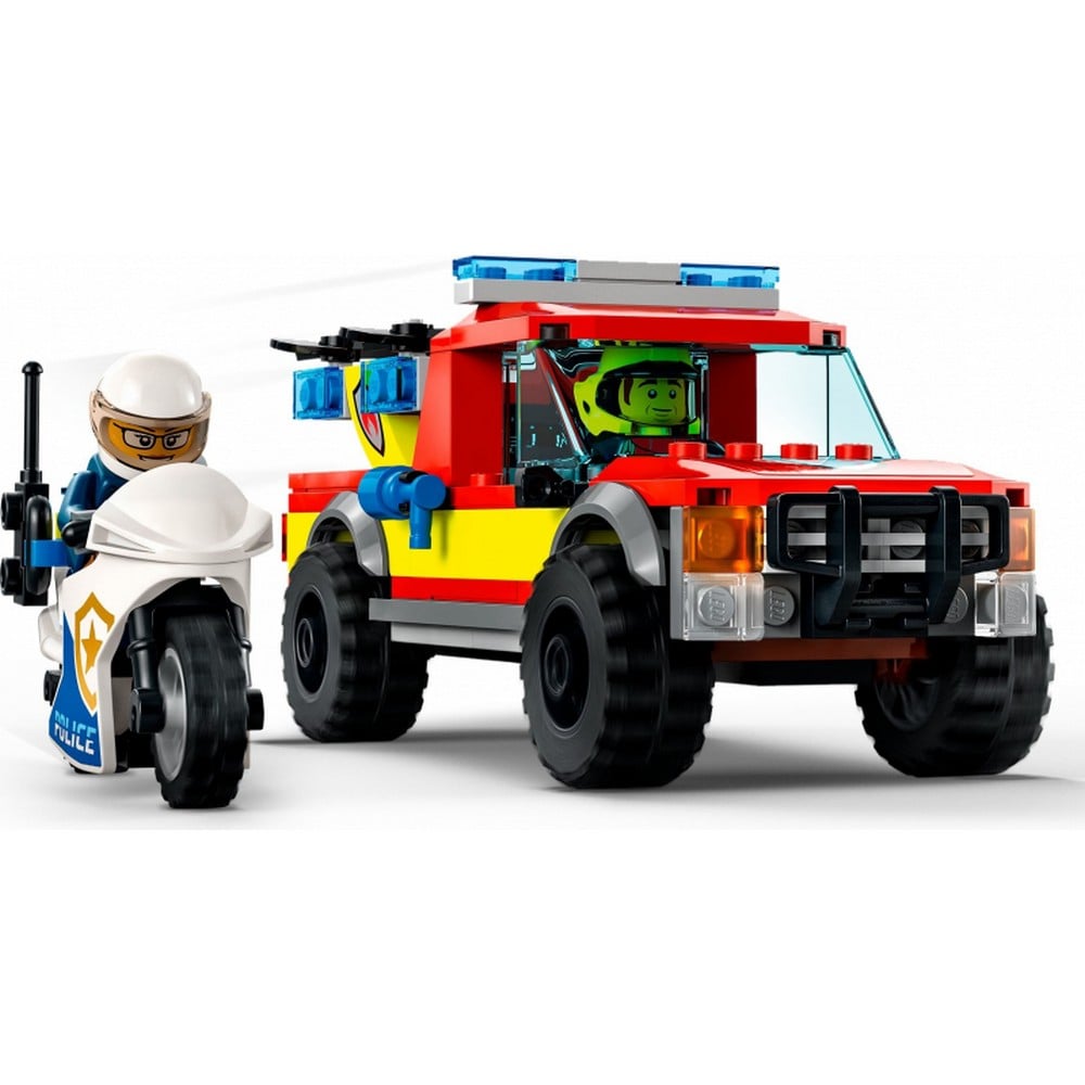 LEGO City Tűzoltás és rendőrségi hajsza 60319 295 darabos