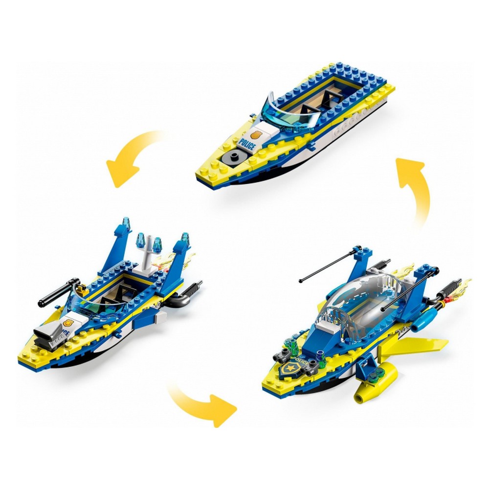 LEGO City Vízirendőrség nyomozói küldetés 60355 278 darabos