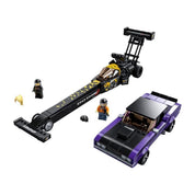 LEGO Speed Champions Mopar Dodge//SRT Top Fuel Dragster és 1970 Dodge Challenger T/A 76904 627 darabos