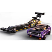 LEGO Speed Champions Mopar Dodge//SRT Top Fuel Dragster és 1970 Dodge Challenger T/A 76904 627 darabos