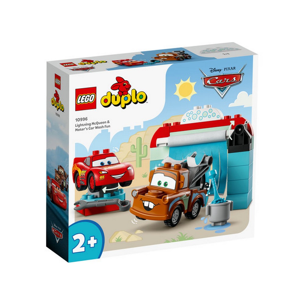 LEGO DUPLO Villám McQueen és Matuka vidám autómosása 10996 29 darabos