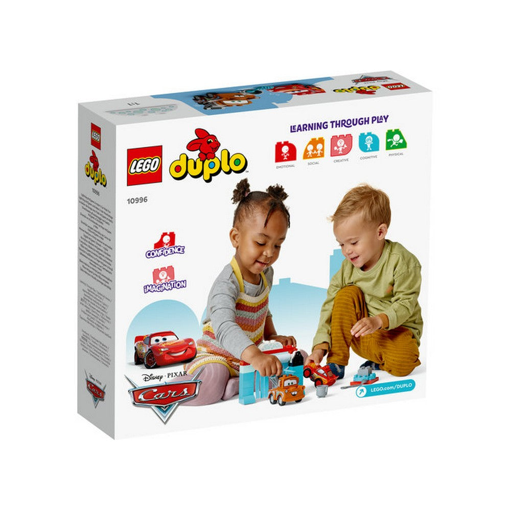 LEGO DUPLO Villám McQueen és Matuka vidám autómosása 10996 29 darabos